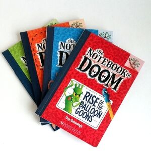 The Notebook of Doom Book Set of 4 1st to 3rd Grade Readers (Scholastic)